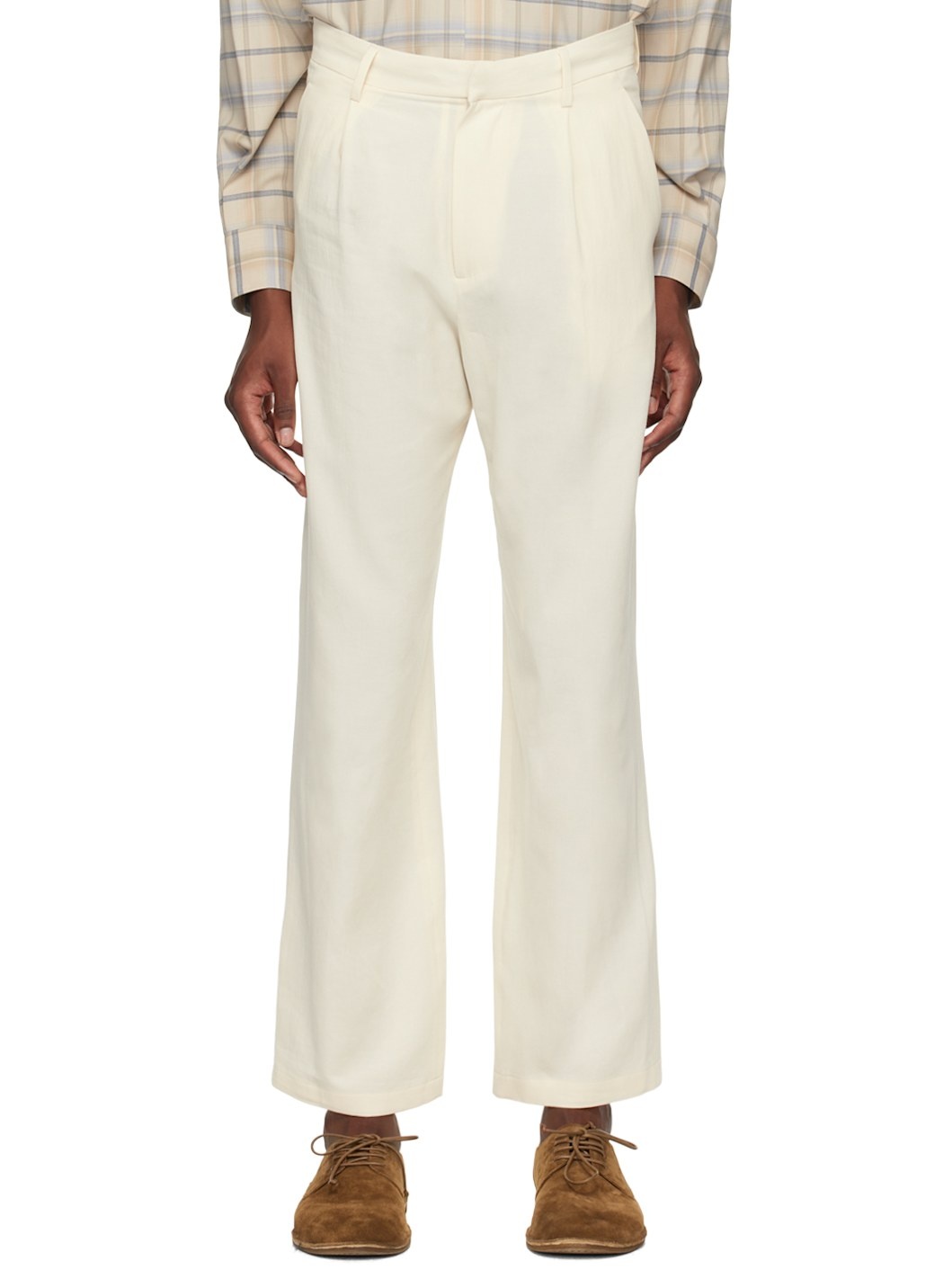 Off-White Hard Twist Trousers - 1