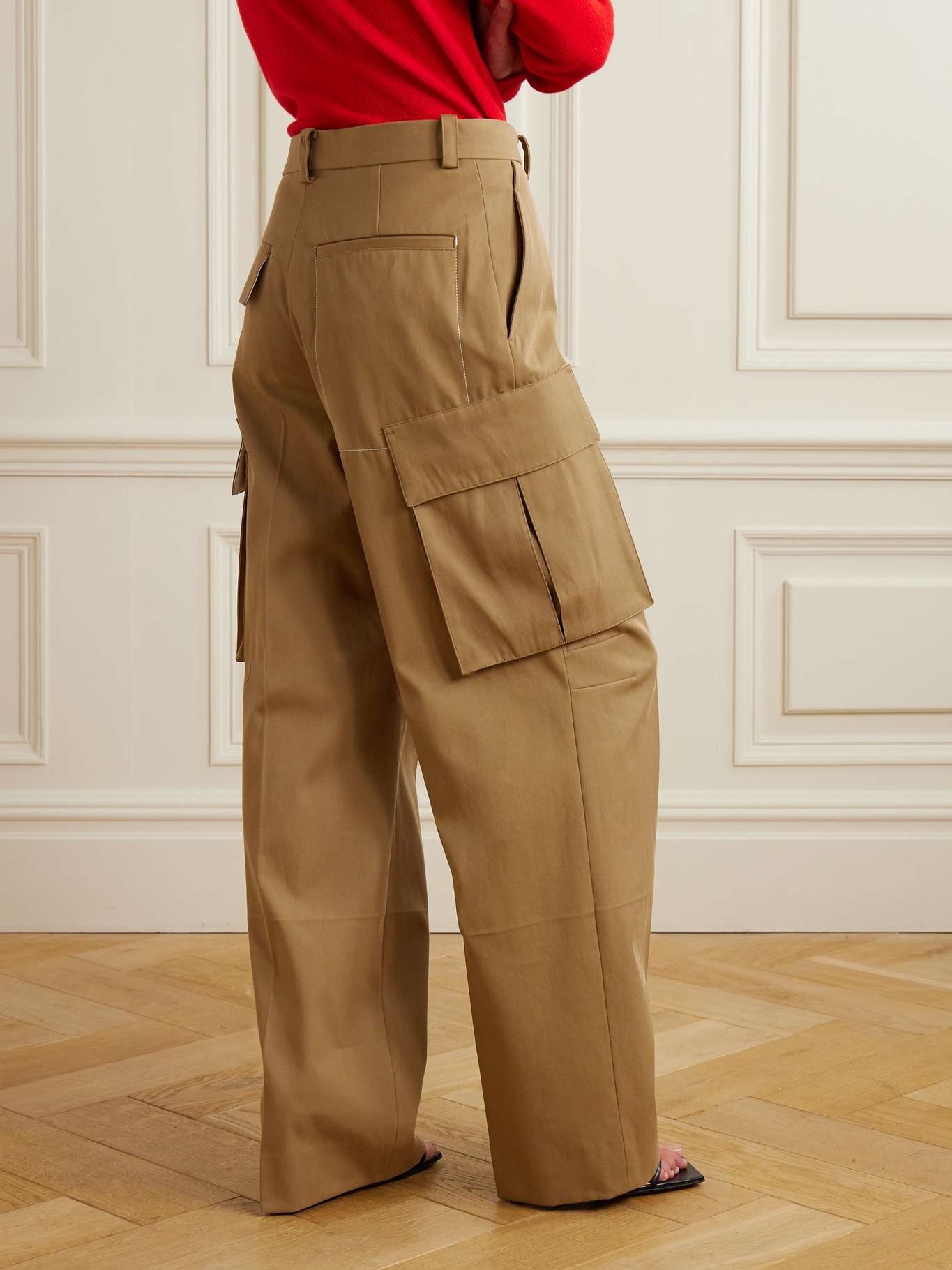Victoria Beckham Cotton-twill cargo pants | netaporter