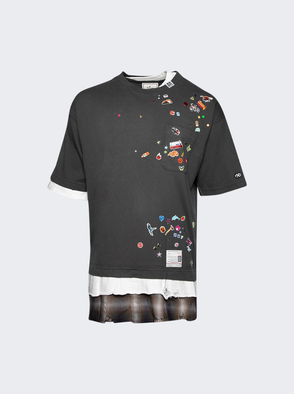 Triple Layered Tee Black - 1