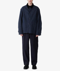 キホウ　KAPTAIN SUNSHINE Forester jacket Kaptain Sunshine Forester Jacket Cotton/Linen Indigo | Cultizm