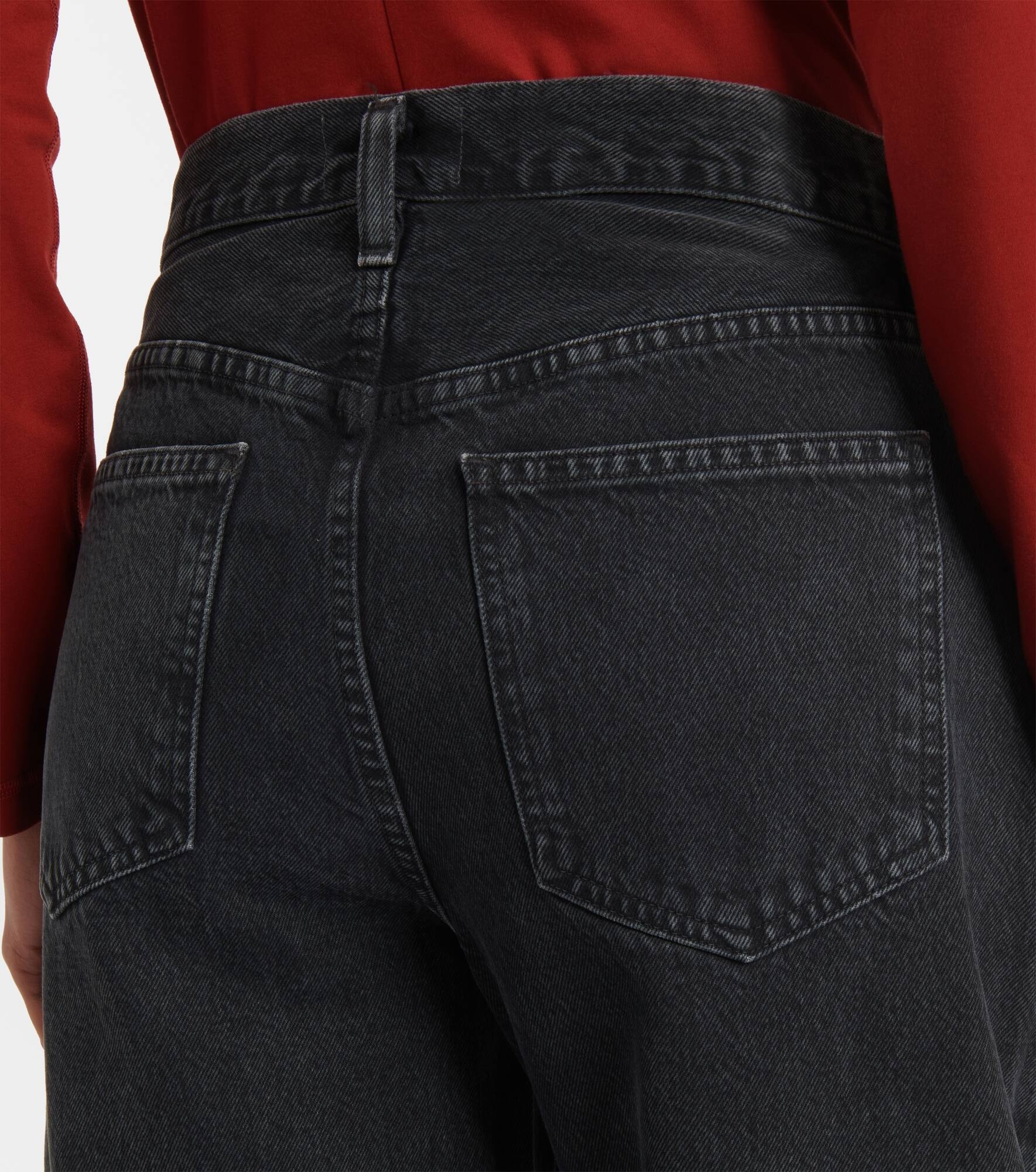 Balloon mid-rise barrel-leg jeans - 5