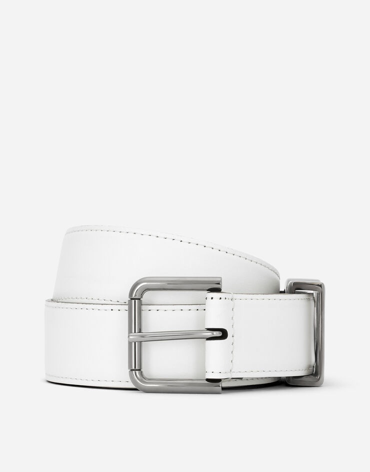 Calfskin belt with DG logo - 1