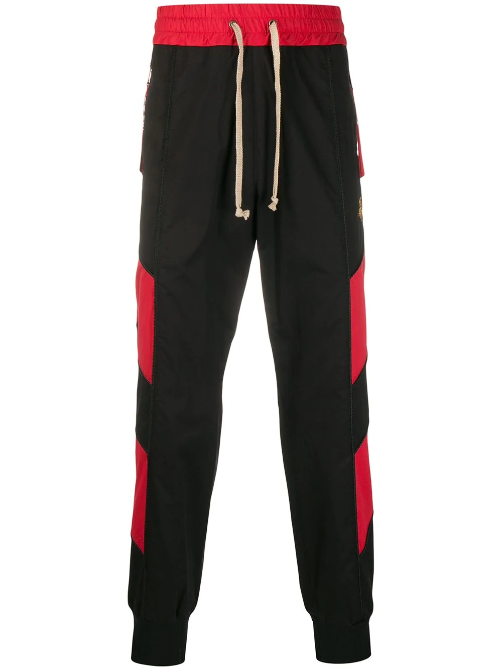 embroidered Orb track pants - 1