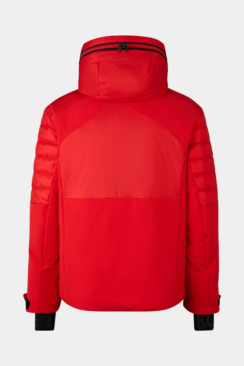 Henik down ski jacket in Red 11