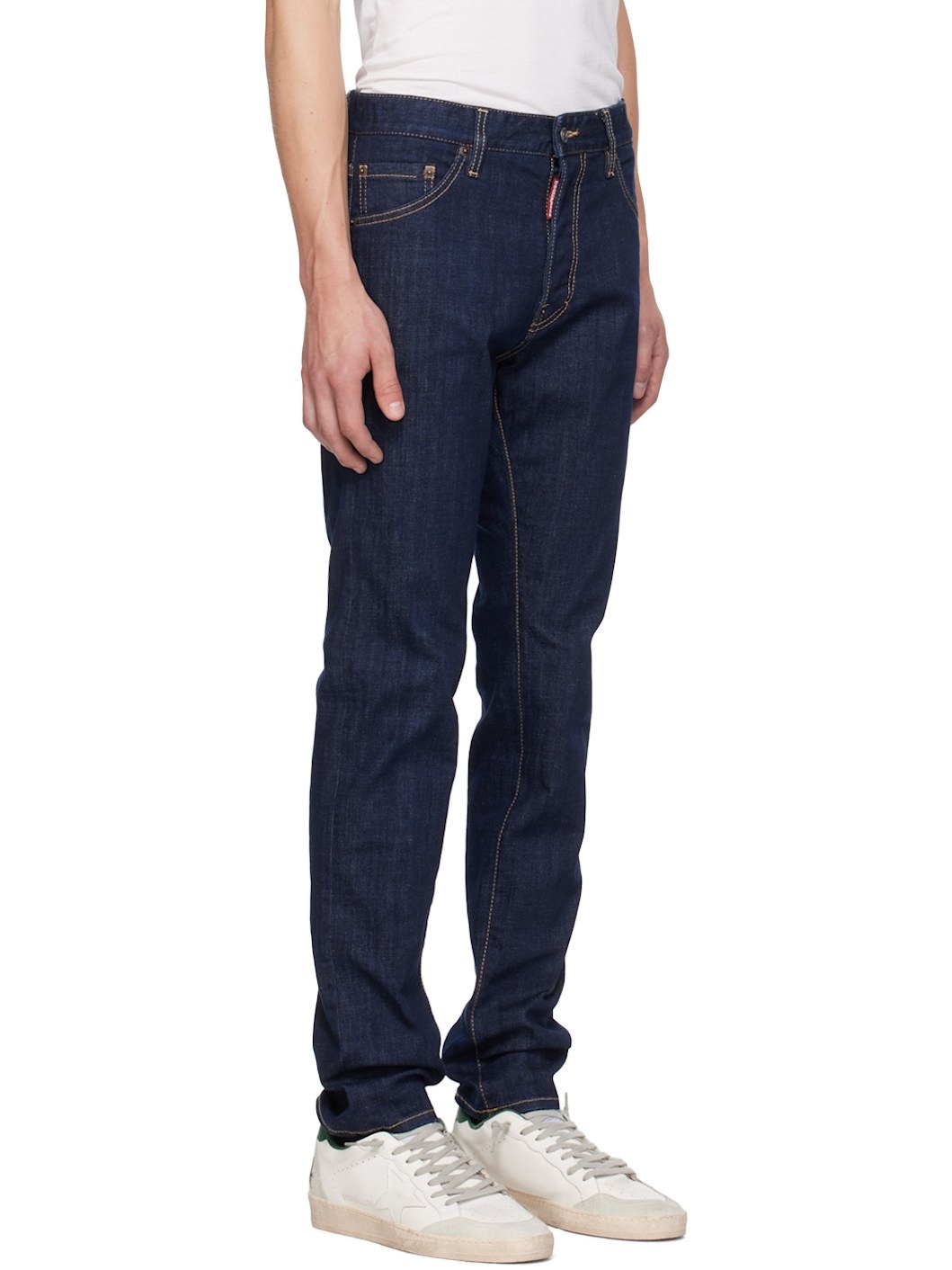 Blue Dark Rince Wash Cool Guy Jeans - 2