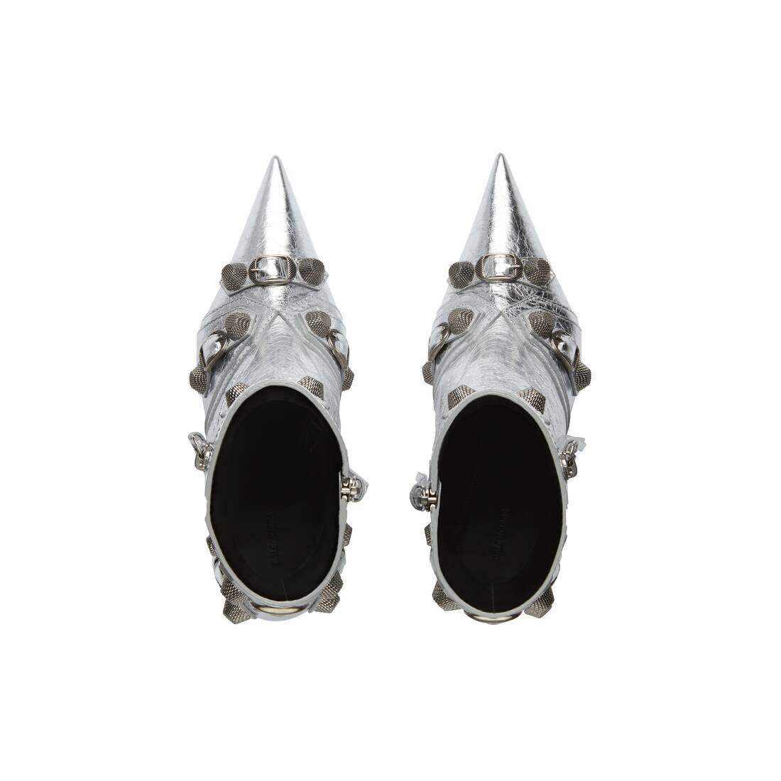 Women's Cagole 90mm Bootie Metallized  in Silver - 6