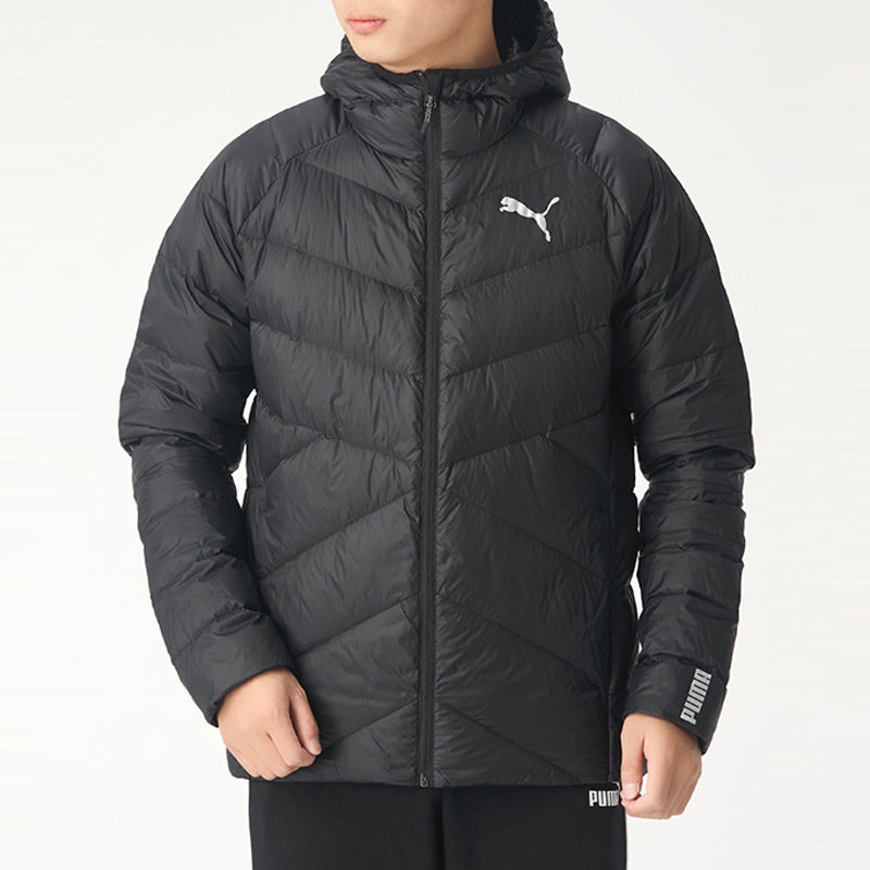 PUMA Pwrwarm Packlite Down Jacket 'Black White' 585315-01 - 3