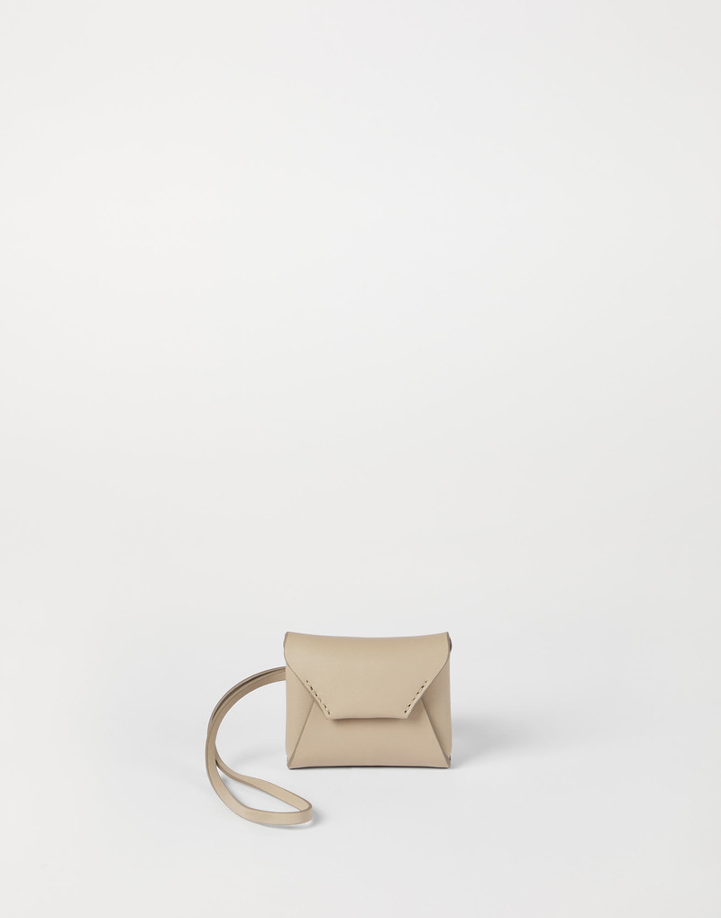 Calfskin bag charm 1