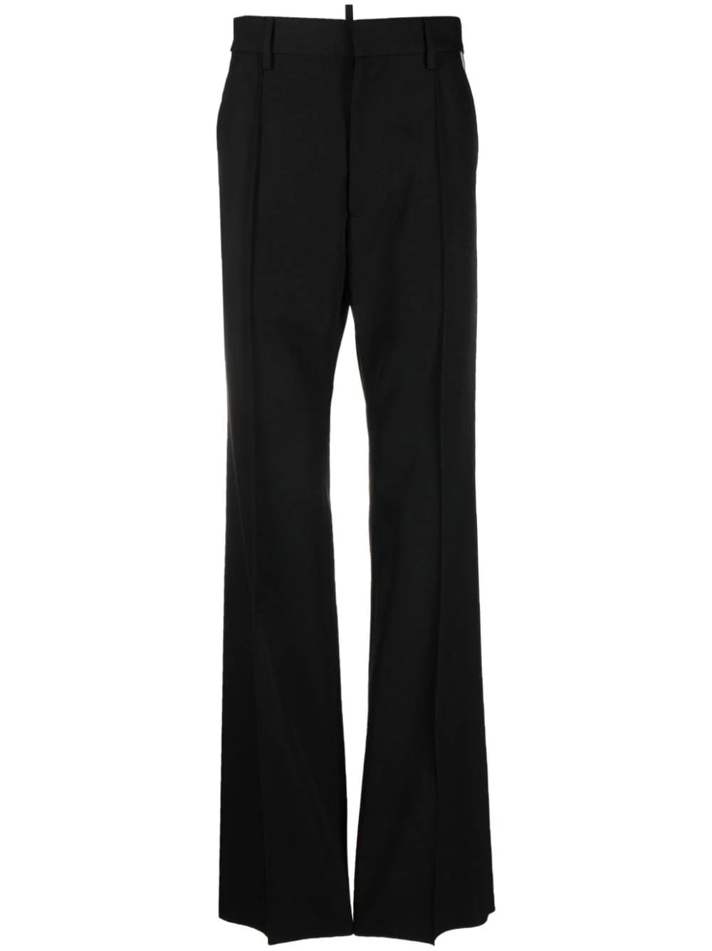 logo-embroidered tailored trousers - 1