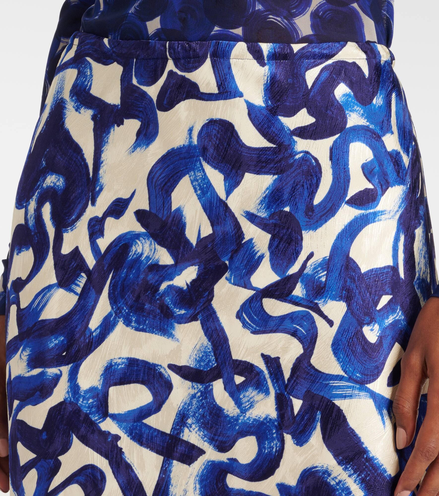 Printed midi skirt - 4