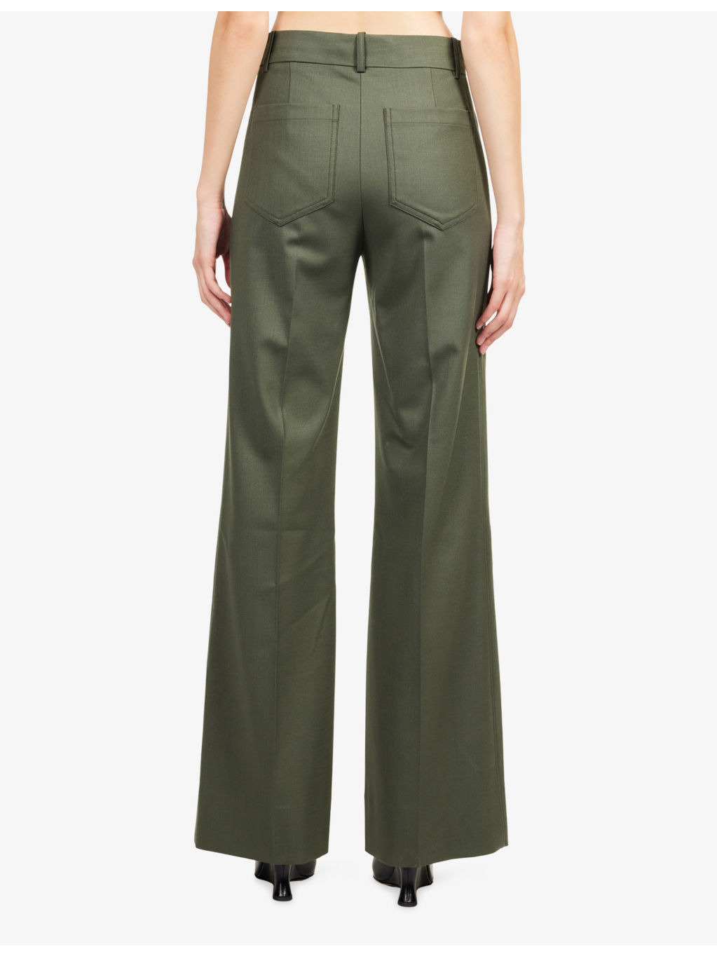 Alina Straight-Leg Wool-Blend Trousers - 4