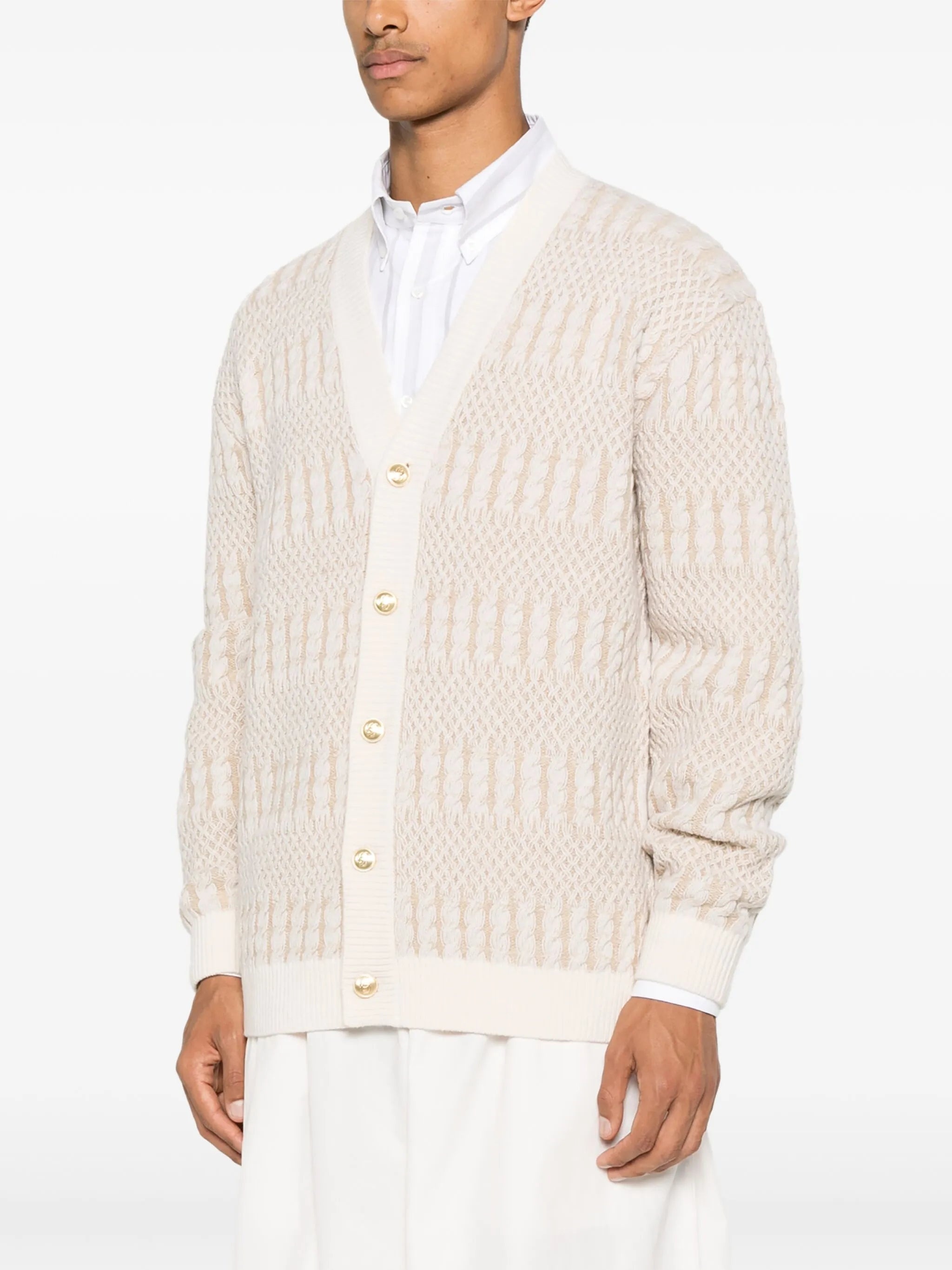 Merino Wool Cardigan - 3