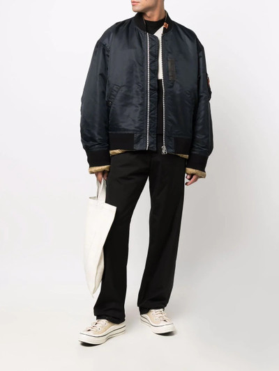 Maison MIHARAYASUHIRO oversized padded bomber jacket outlook