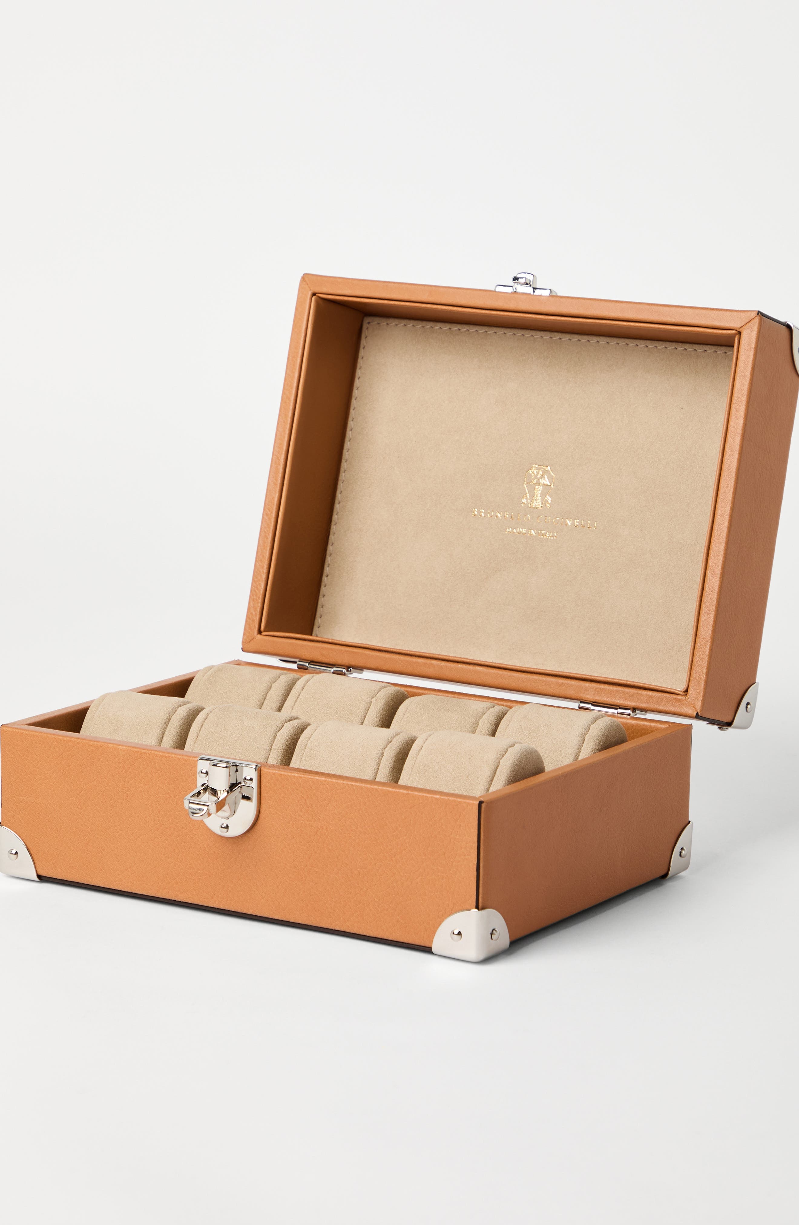 Brunello Cucinelli Cowhide watch box in Natural at Nordstrom - 3