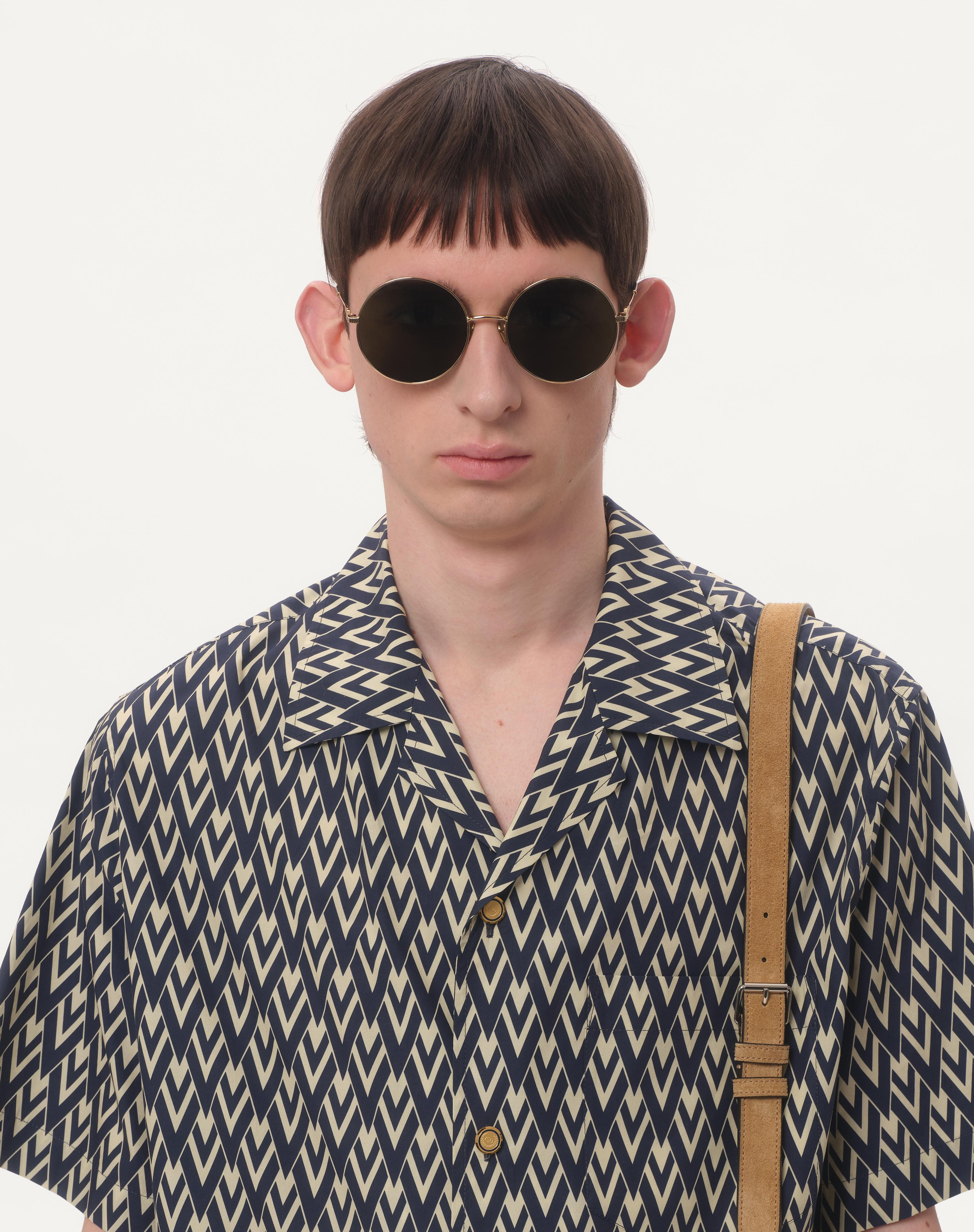 COTTON POPELINE BOWLING SHIRT WITH TOUTE LA V PRINT - 5