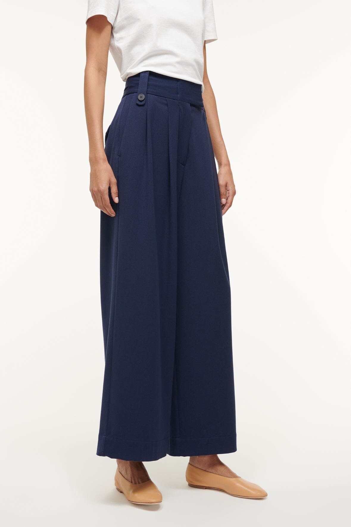 STAUD RUTH PANT NAVY - 3