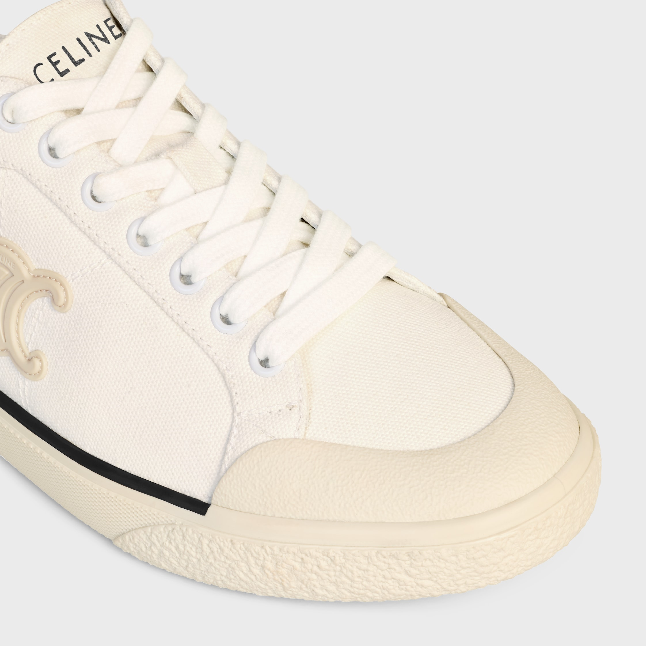 CELINE ALAN SNEAKERS WITH TRIOMPHE IN Canvas - 4