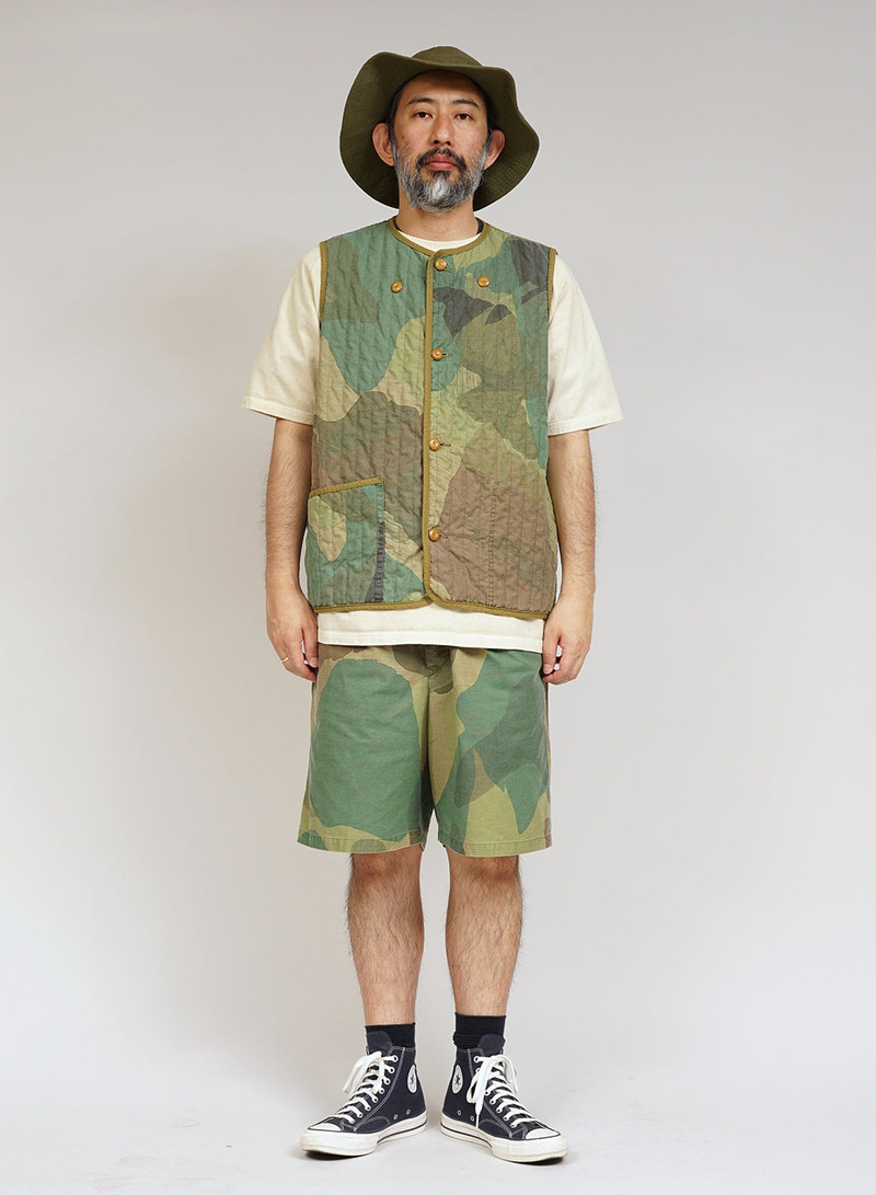 Army Vest Reversible Fade Camo in Green 3