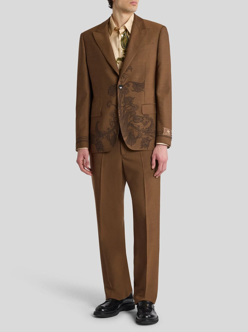 SILK SHIRT WITH PLACED PRINT 4
