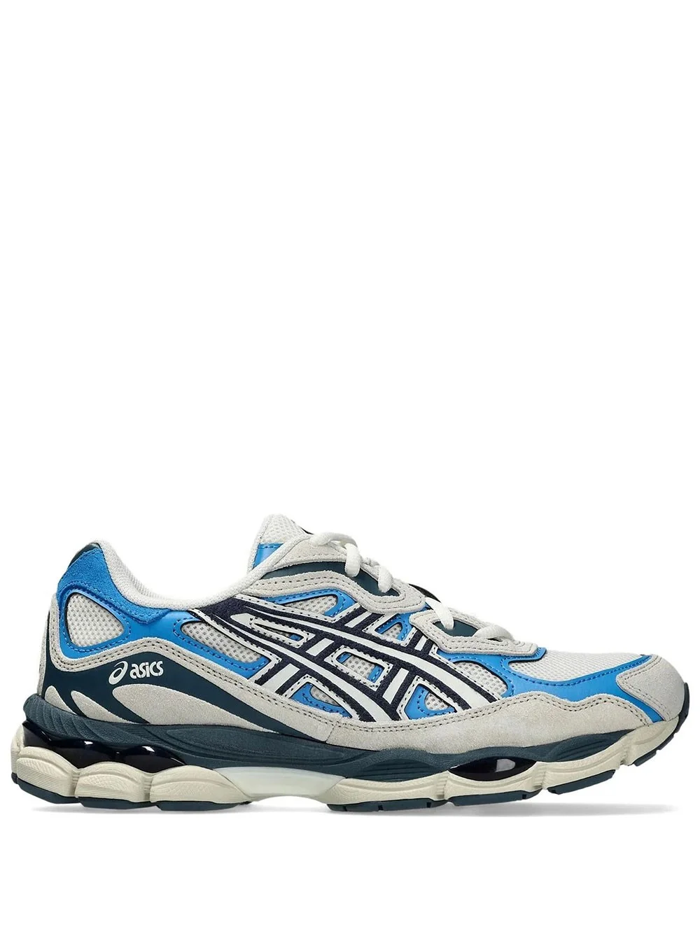 Asics GEL-NYC sneakers in leather cream/midnight - 1