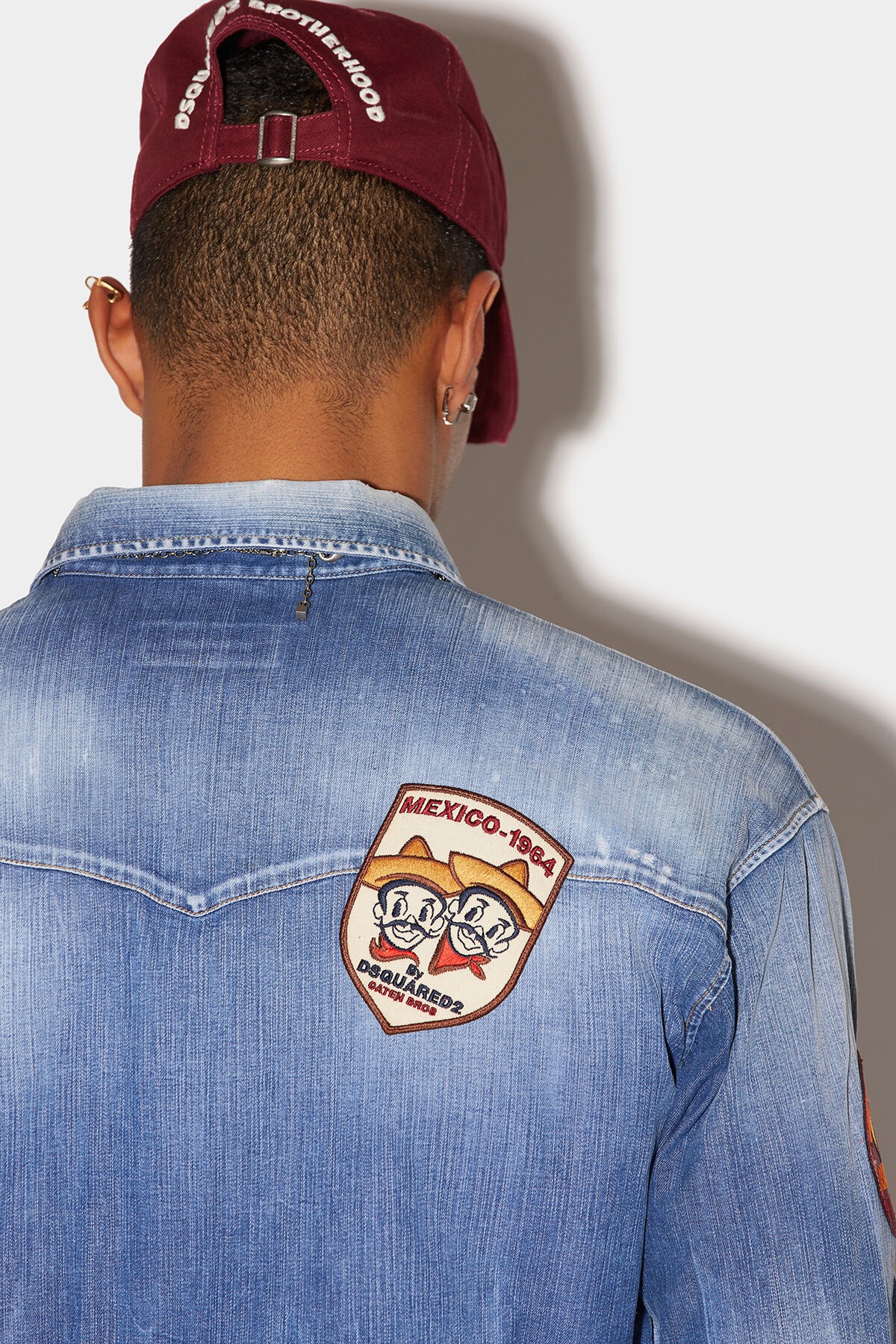 DROP SHOULDER PATCH SHIRT - 4