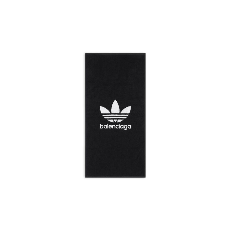 Men's Balenciaga / Adidas Beach Towel in Black - 1
