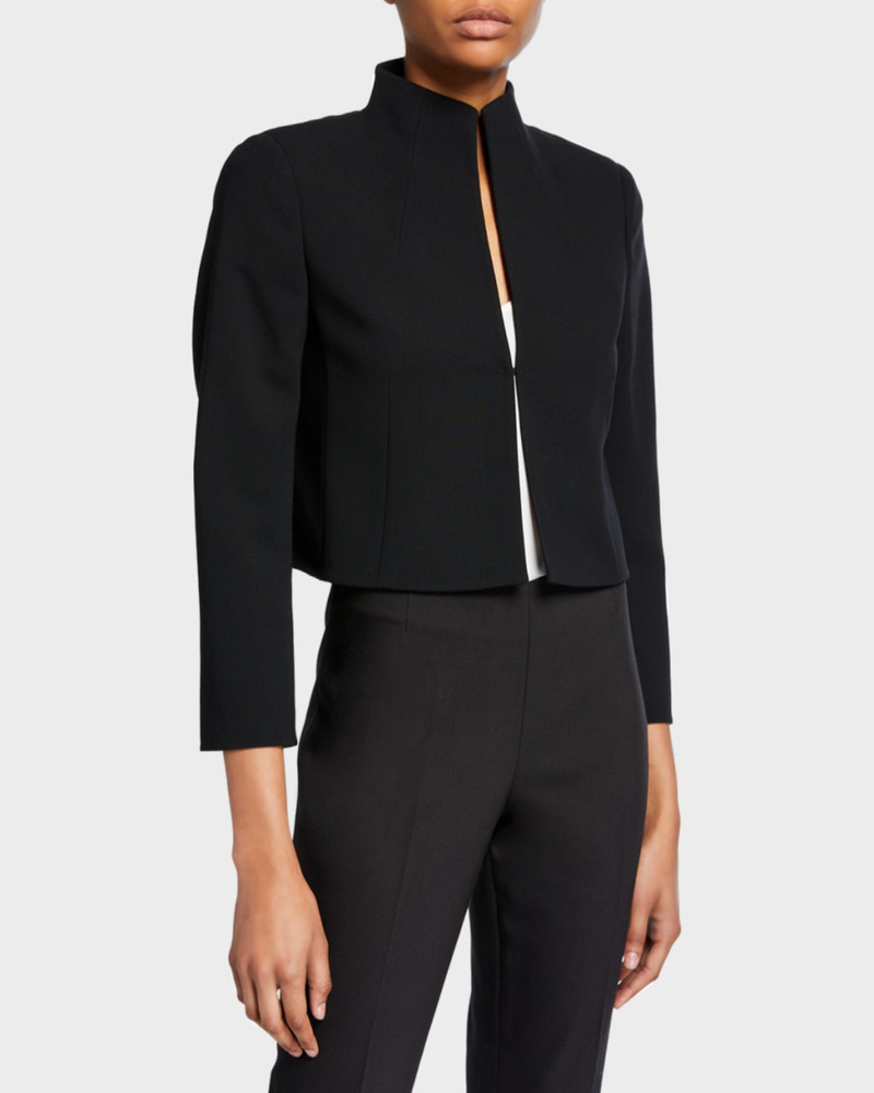 AKRIS Pandora Short Wool Jacket outlook