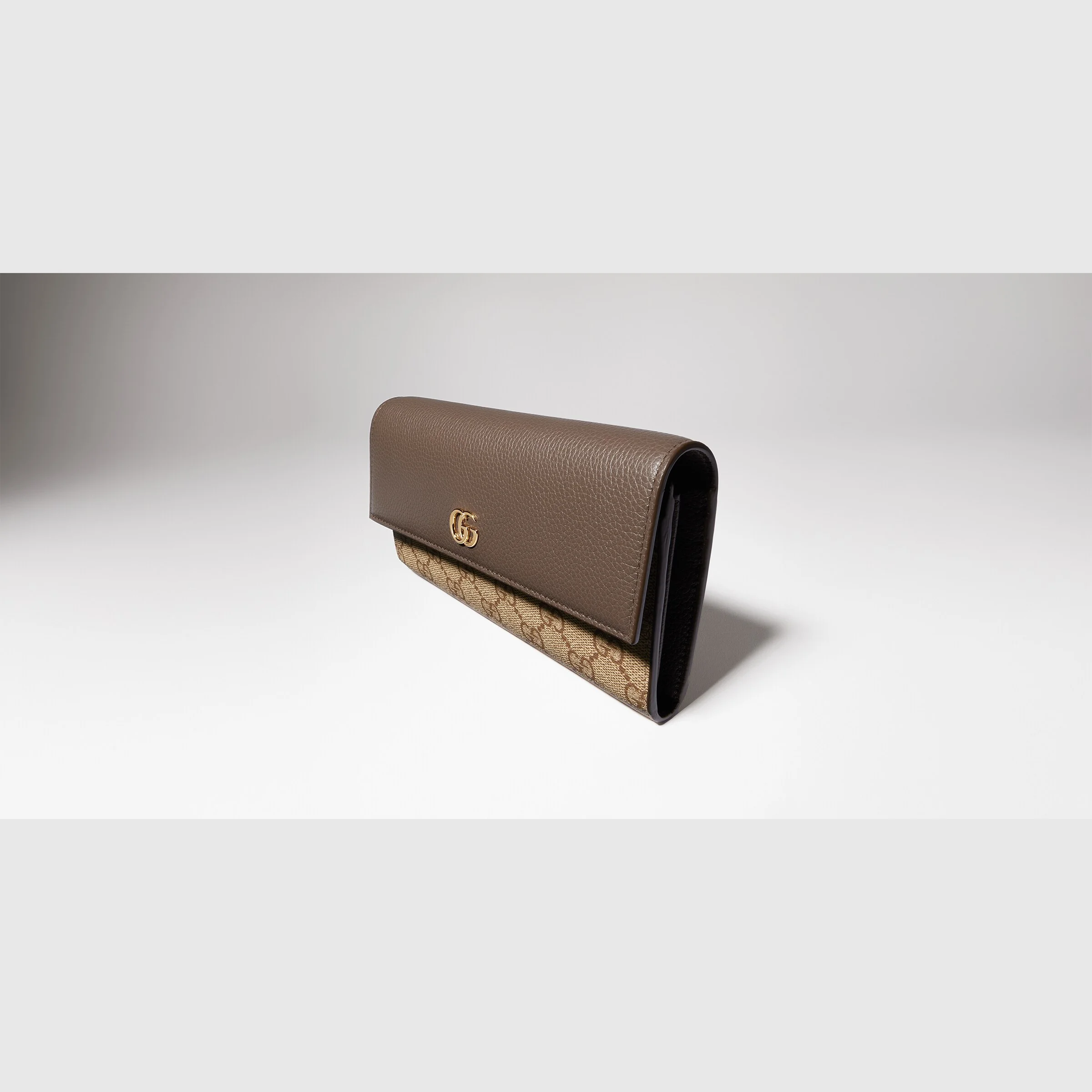 Bi-color GG Marmont continental wallet - 1