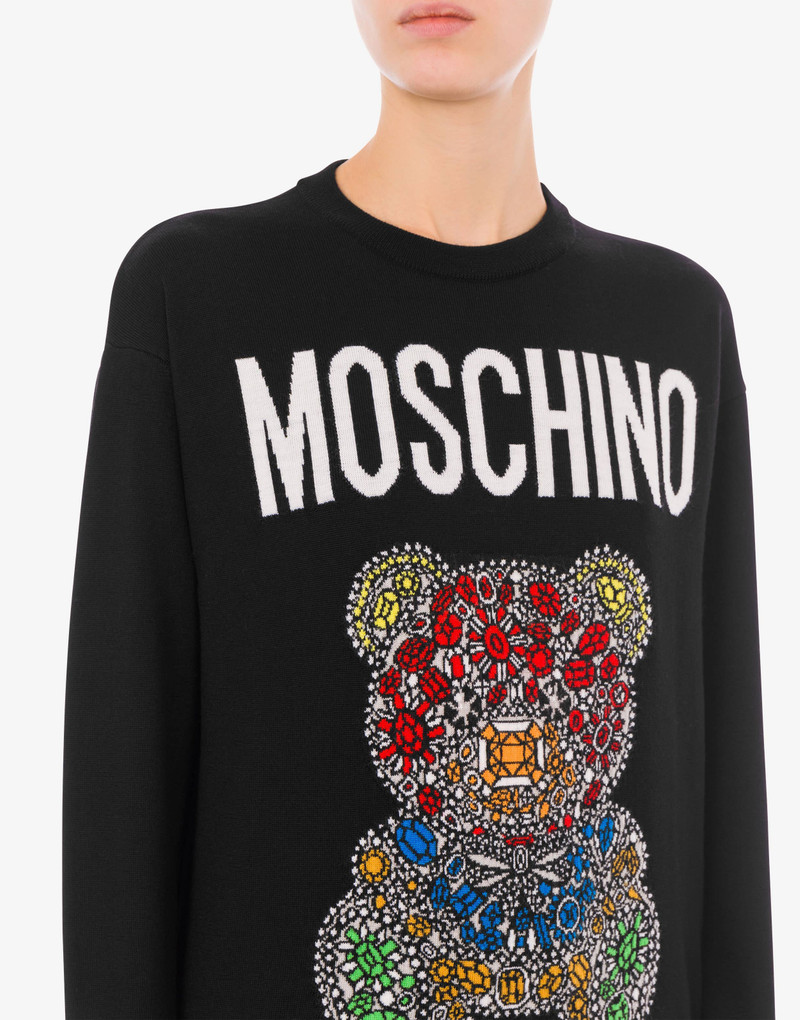 JEWEL TEDDY BEAR WOOL JUMPER 4