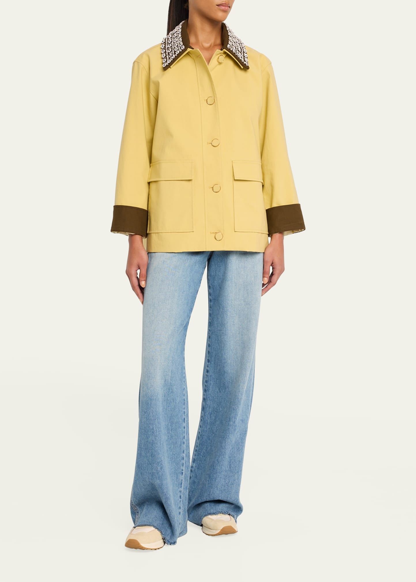Kasey Mid-Rise Wide-Leg Jeans - 2