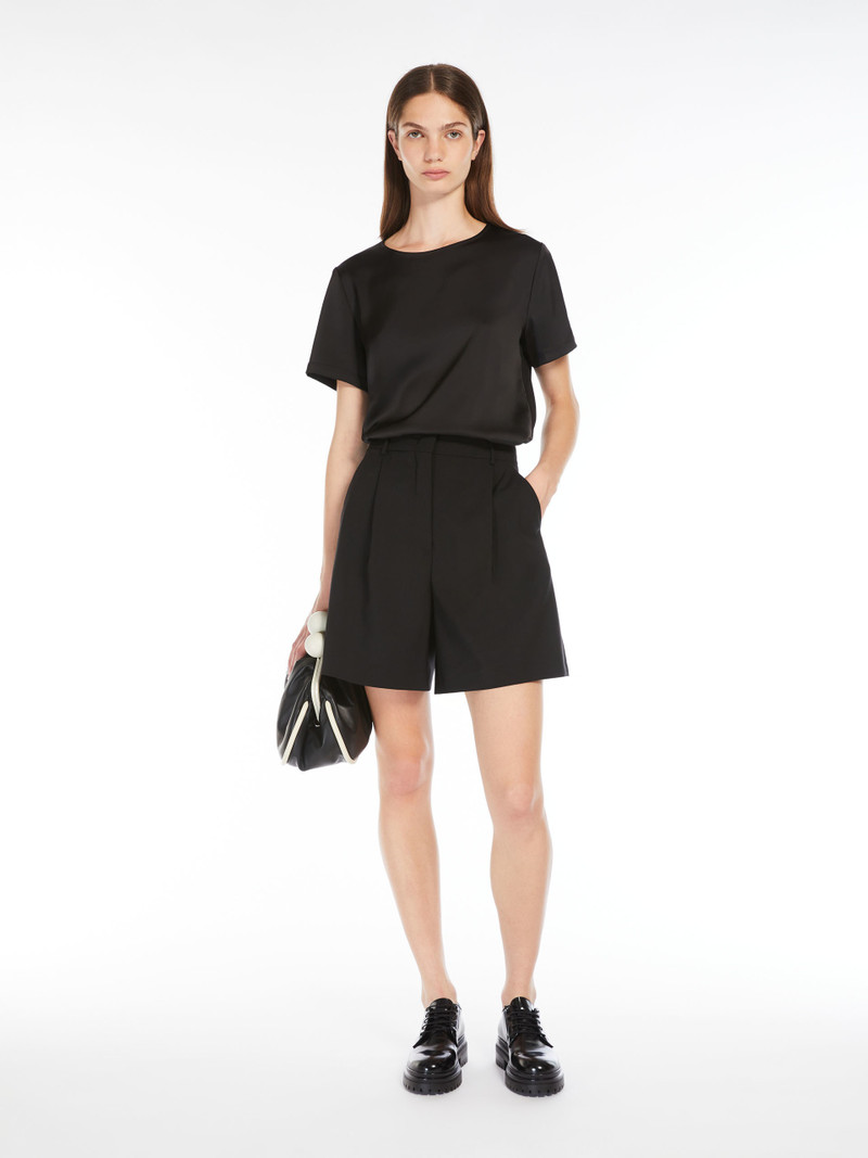 WEEKEND Max Mara GILBERT Satin and jersey T-shirt outlook
