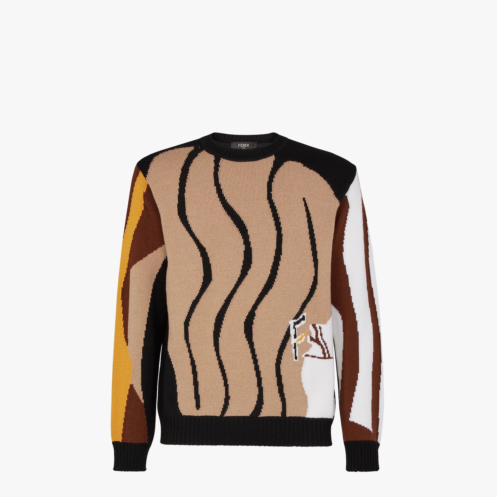 Multicolor wool sweater - 1
