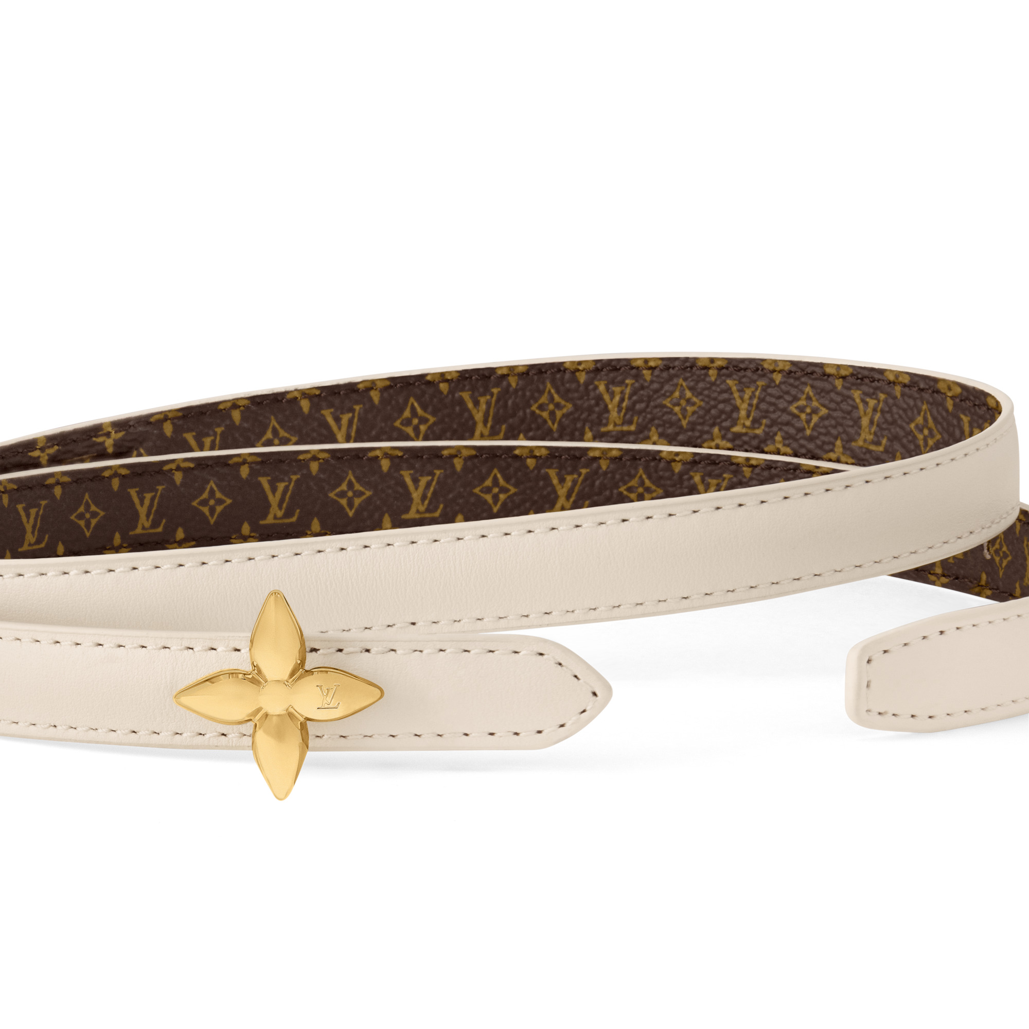 LV Mini Flowergram15mm Reversible Belt - 2