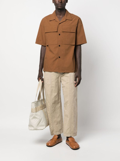 Jil Sander flap-pocket cotton shirt outlook