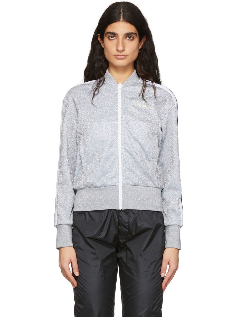Grey Polyester Track Jacket - 1