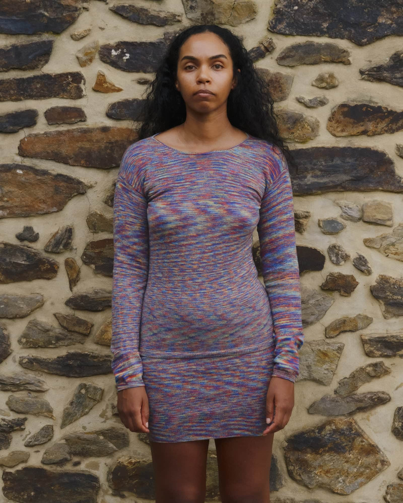 Flute Skirt - Organic Cotton Knit 4