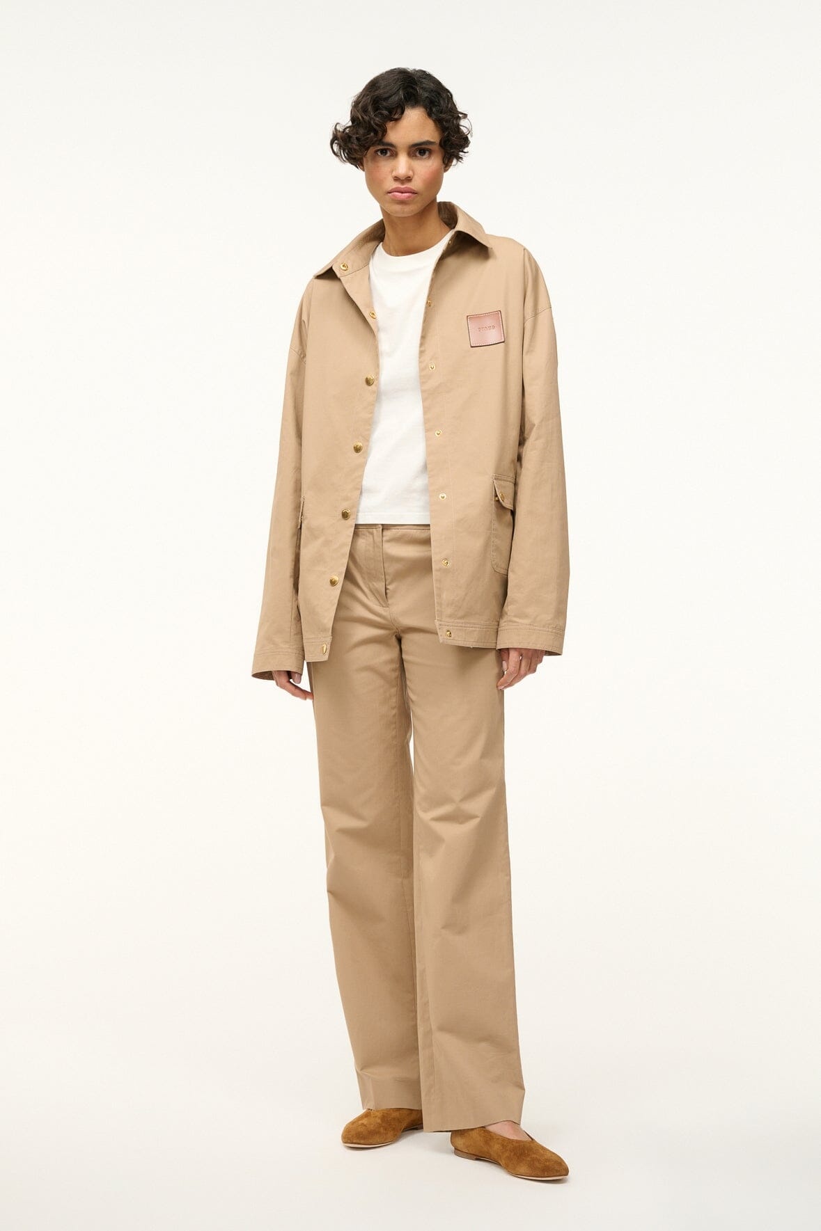 STAUD ESTERO JACKET KHAKI - 2