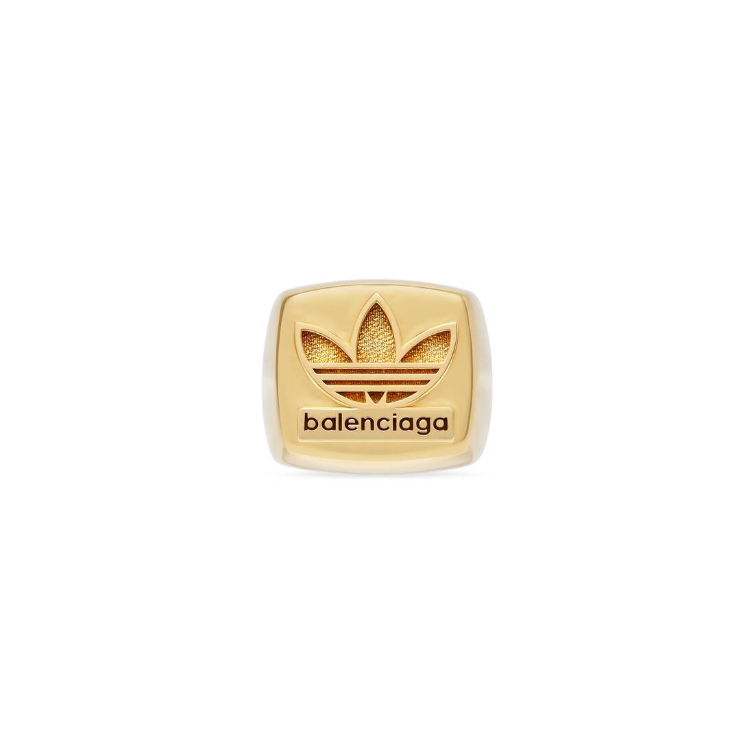 Balenciaga / Adidas Trefoil Signet Ring  in Gold - 2