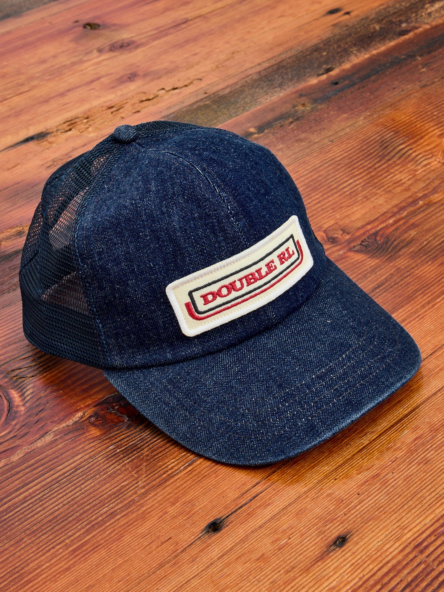 RRL by Ralph Lauren Double RL Trucker Cap in Indigo