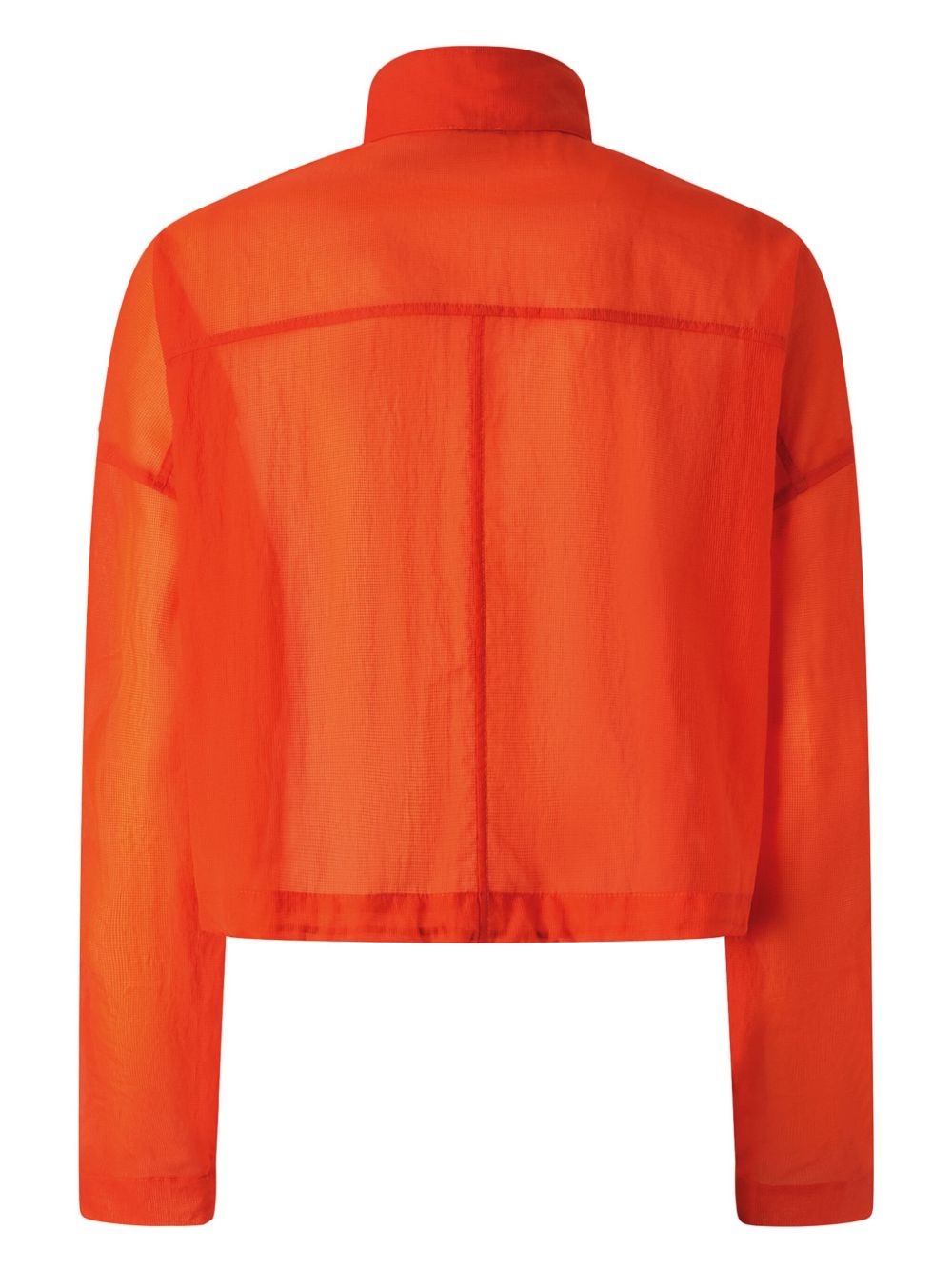 logo-embroidered cropped jacket - 2