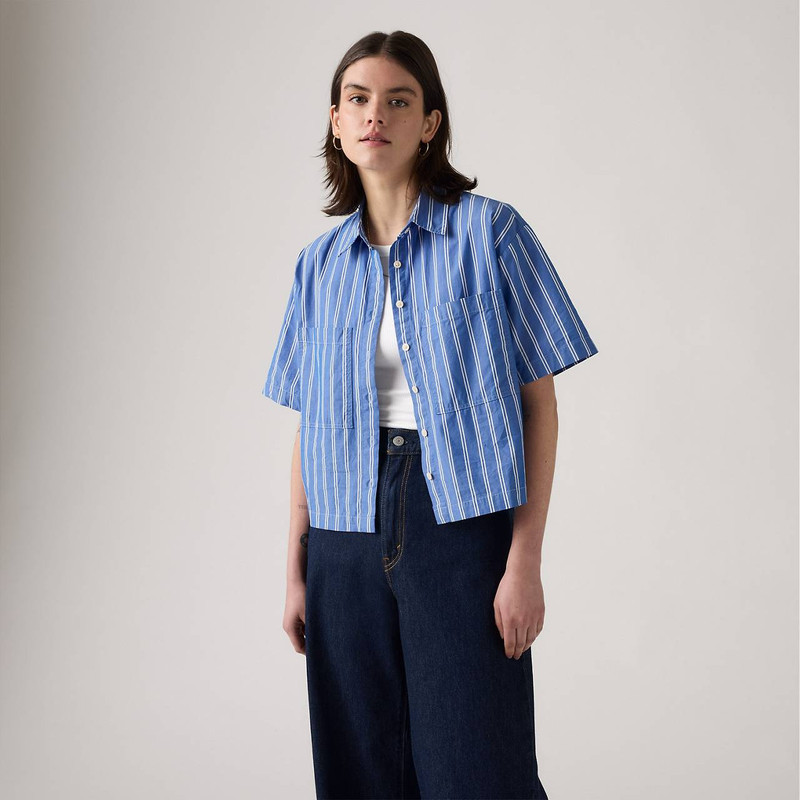 Levi's HARLIE SHORT-SLEEVE CROPPED SHIRT outlook