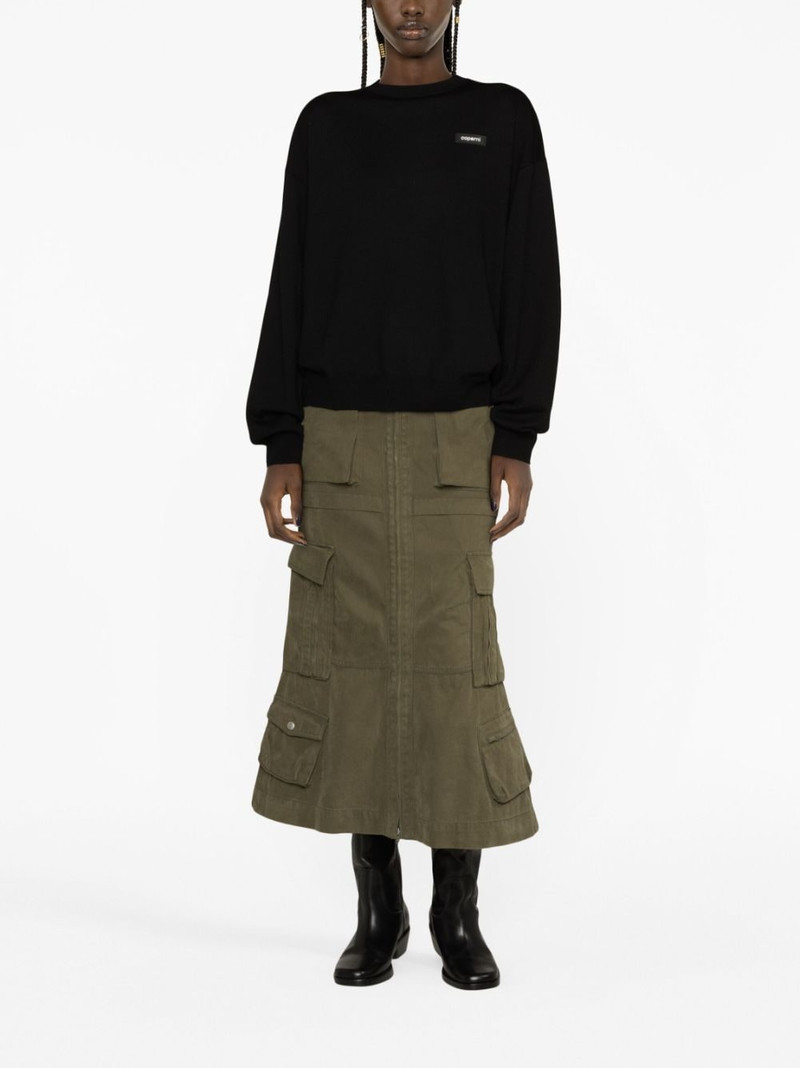 COPERNI logo-print long-sleeve jumper outlook