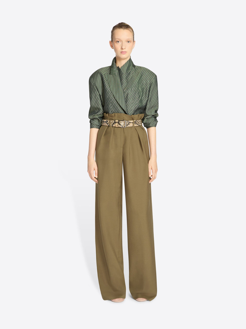 Dries Van Noten BELTED WOOL TROUSERS outlook