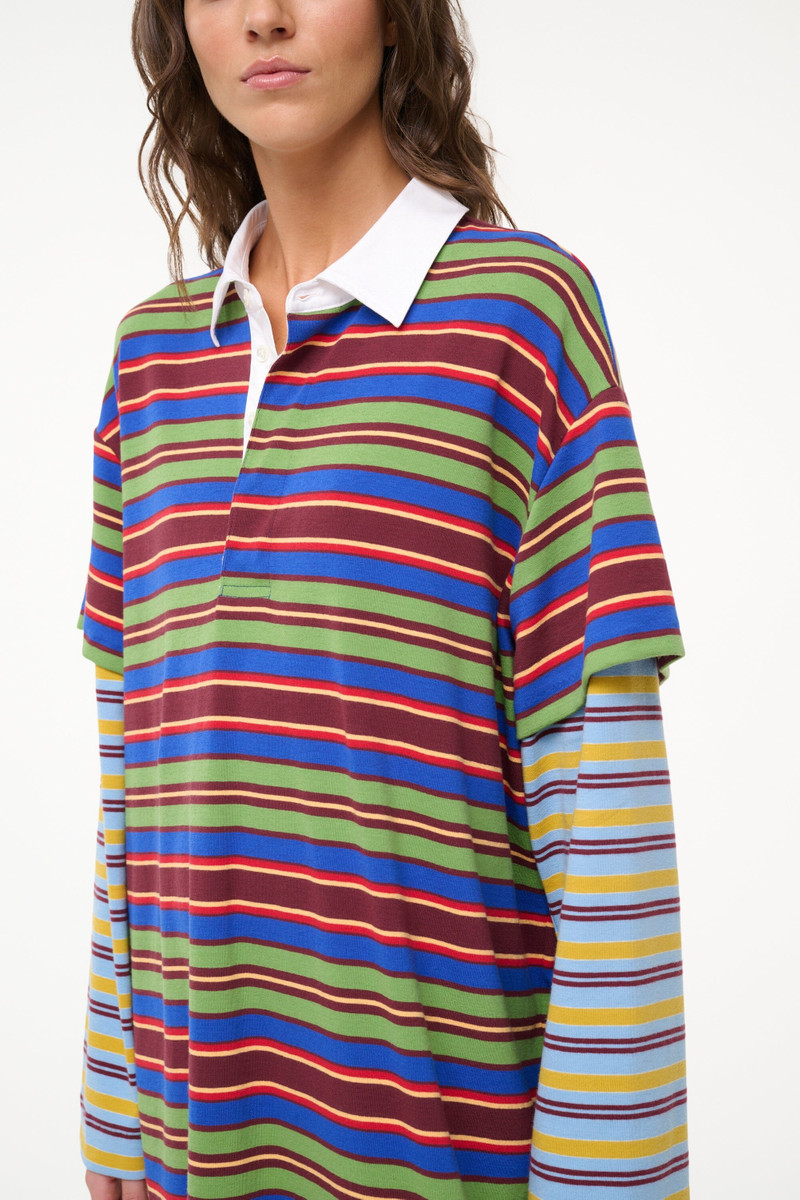 STAUD IVAR DRESS SPECTRUM STRIPE/LINUS STRIPE 5