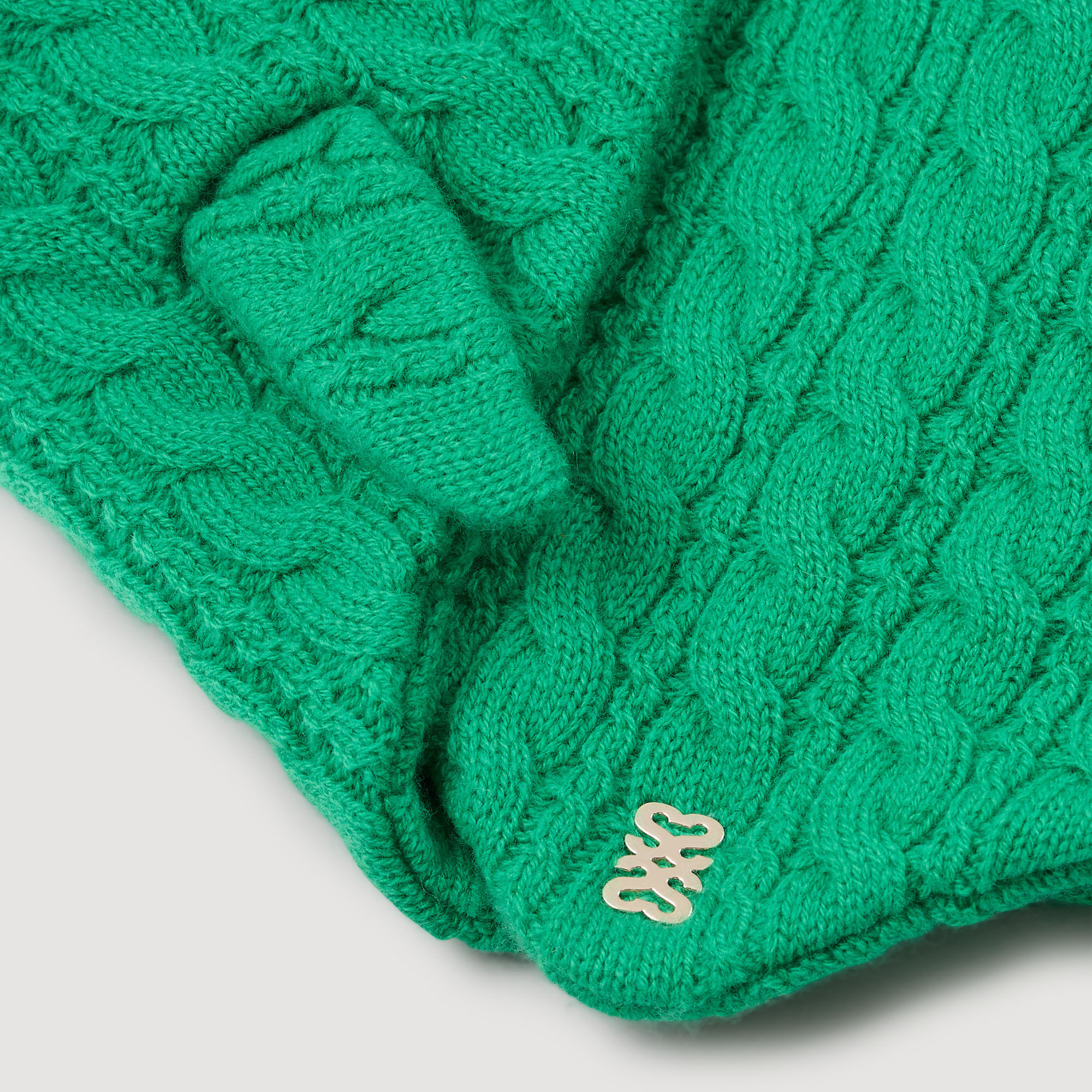 CABLE KNIT BANDANA - 3
