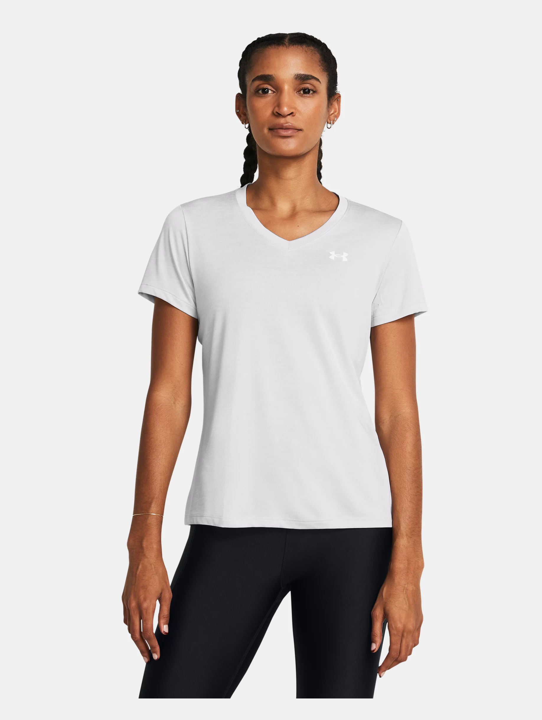 Women's UA Tech™ Twist V-Neck Short Sleeve - 2