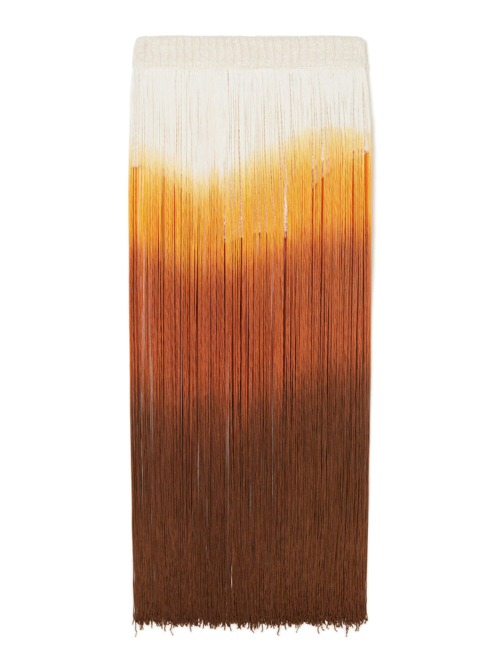 Bright Hues Fringed Skirt - 1