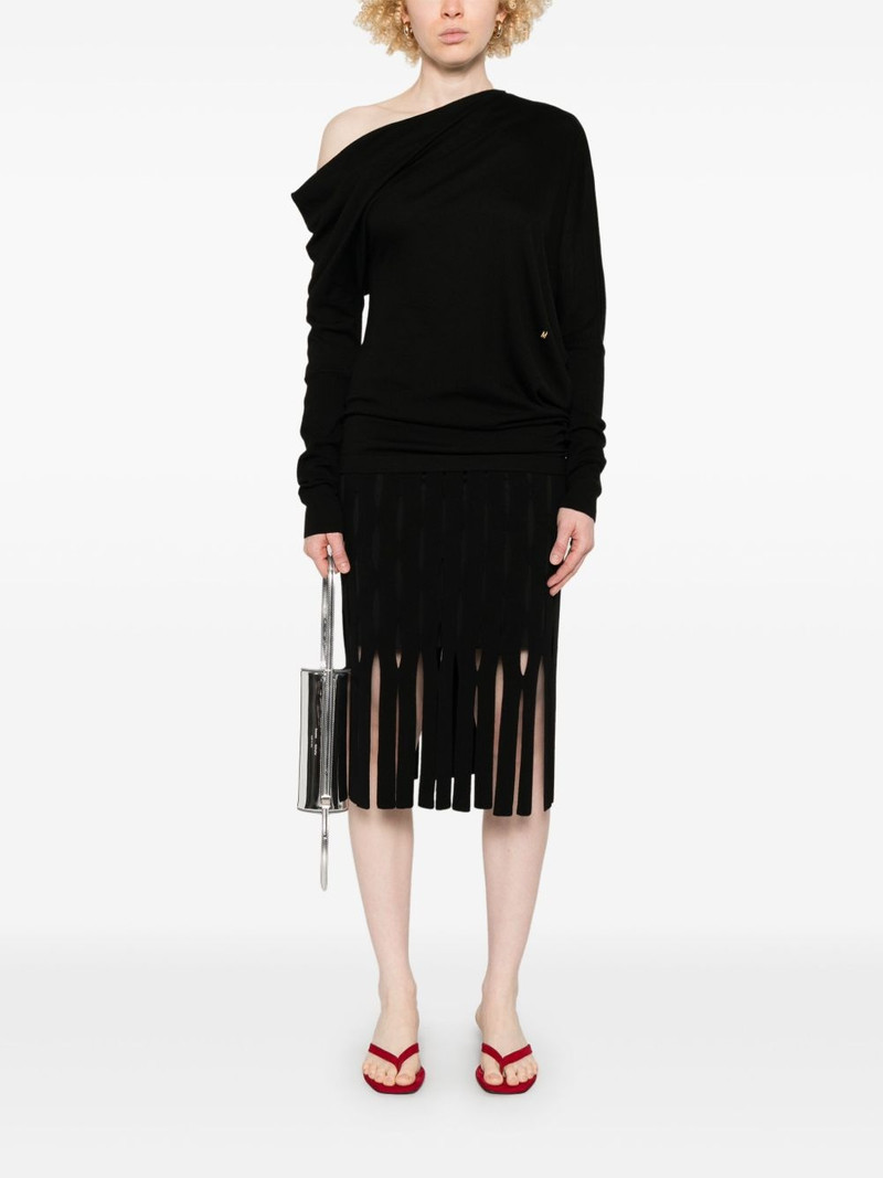 Moschino logo-charm top outlook