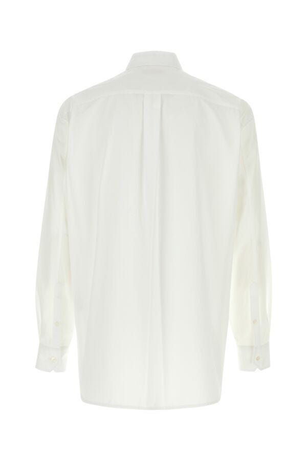 Valentino Garavani Man White Poplin Shirt - 2