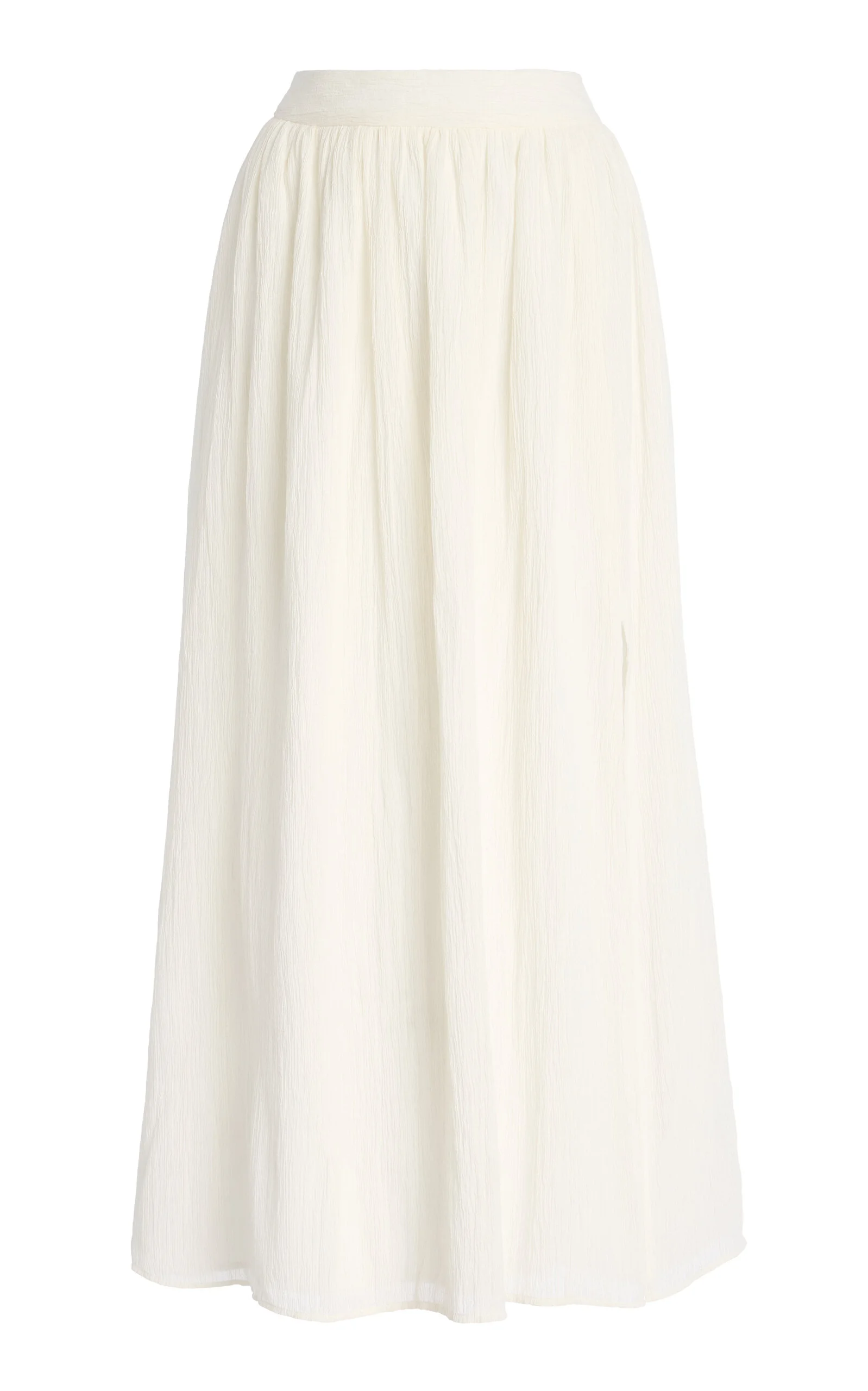 Oriana Cotton Midi Skirt ivory - 1